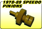 1978-89 Speedometer Pinions